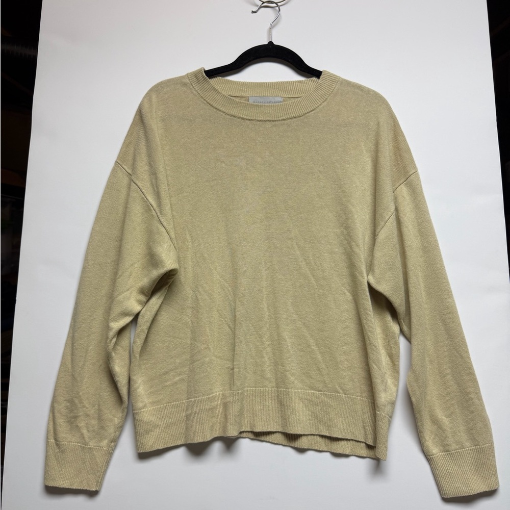 Modern Citizen Tan Beige Knit Crewneck Sweater, M, NWOT
